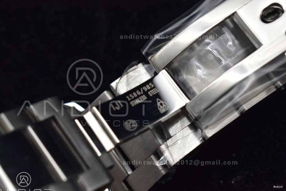 SS 150M 1:1 SS Terra Best A8500 Aqua Edition VSF Bracelet Dial Black On 1221